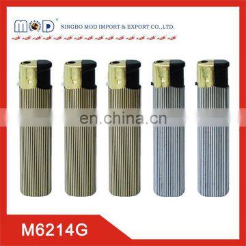 China Ningbo plastic lighter-golden/silver finish lighter