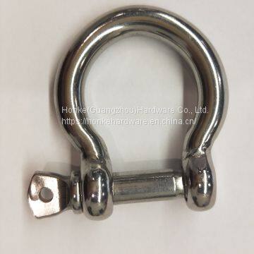 Stainless Steel D Shackle US Type Chain Shackle For Marine And Industrial Rigging Aplications