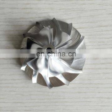 CT10 40.60/64.00mm Upgrade 17201-0L020 6+6 blades turbo billet/milling/aluminum 2618 compressor wheel