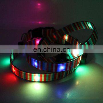 USB Charging Rainbow LED Glowing Dog Collar photo-5