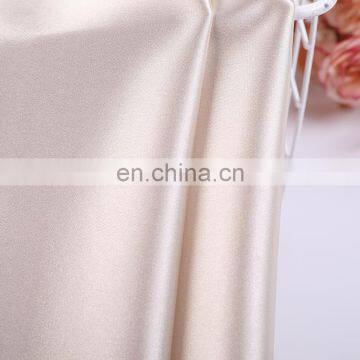 100% Polyester 50D*75D Colorful Customized Wholesale Luxury Shiny Satin Fabric for Wedding/Dress photo-6