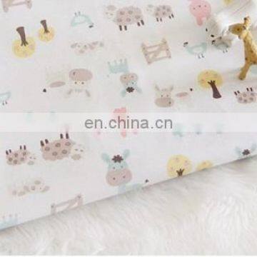 Hypoallergenic Cute Laminated Printed Waterproof Cotton Fabric photo-6