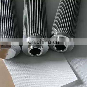 Customized stainless Steel Pleated Candle Filter for Industrial Stainless Steel Melt Filter Element Filtro de acero inoxidable