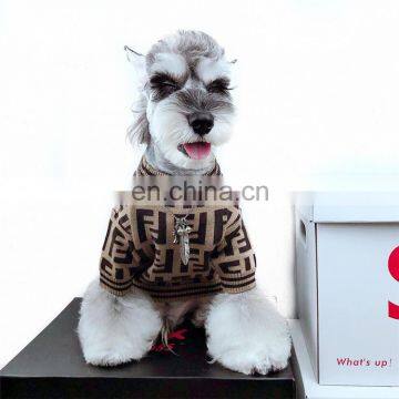 Hot designer style French bulldog Teddy Schnauzer puppy dog apparel winter cloth pet clothes