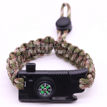 Tactical Accessories Bracelet With Compass and Rope photo-2