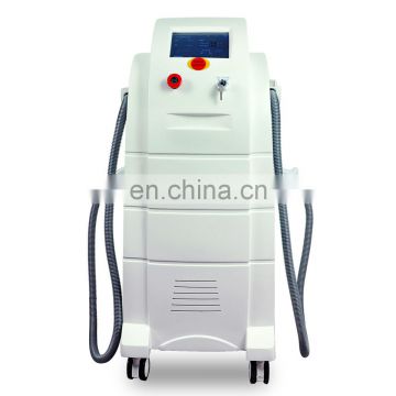 Stationary Professional 2 Hand Pieces Hair Removal Skin Rejuvenation Elight Rf Shr Ipl Machine