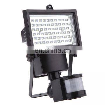 60 LED Solar-Powered Sensor Garden Light Outdoor Human Body Induction Flood Lamp