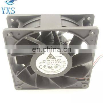 PFB1224UHE 24V 2.40A 12038 12CM 2-wire Cooling Fan