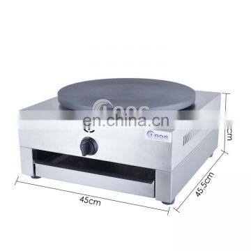 Stainless Steel Crepe Griddle Pancake Machine Single Plate Commercial Cast Iron LPG Gas Crepe Maker photo-3