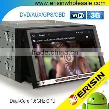 Erisin ES2007A 7" 2 Din Android 4.4.4 Car GPS NVA DVD Player with 3G Wifi Games