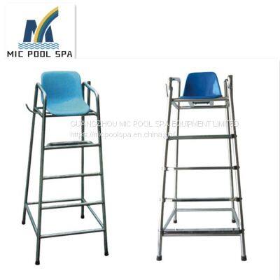 swimming pool life saving equipment life-guard chair of pool