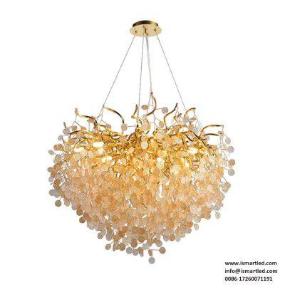 Scandinavian Luxury Crystal Light Living Room Bedroom Chandelier Light