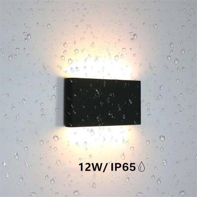 Waterproof IP65 6W 12W Led Wall Light Outdoor Lighting