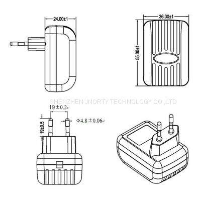 5V1A Korea Plug Switching Power Supply With KCC Approve 5V 1A Charger for Hair Clipper Shaver LED Digital Products