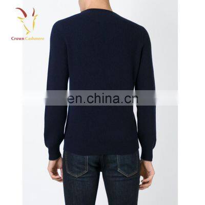 Men's Design Lambswool Sweater Round Neck Design of Hand Made Sweaters photo-2