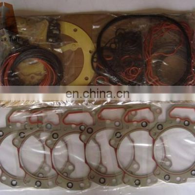 Excavator diesel Engine parts Overhaul gasket kit for 6D125 Full engine gasket kit