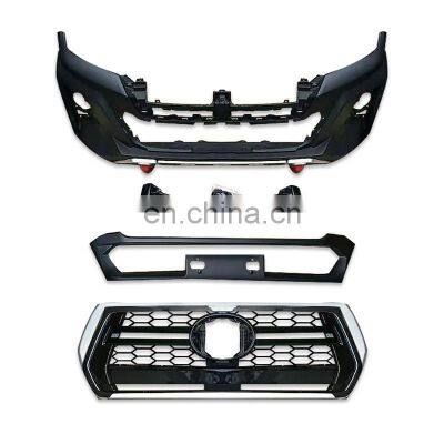 High Quality Fog  Lamp Modified Facelift  Body Kits  Car Bumper for Toyota Hilux Rocco 2018