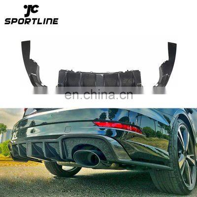 Carbon Fiber Facelift RS3 Rear Diffuser Lip for Audi RS3 8V Sedan 17-18