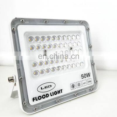 50w Outdoor Waterproof Ip65 Automatically Adjustable Led Floodlight Security Lights With Sensor
