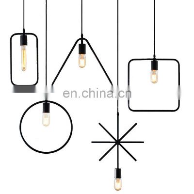 Decorative Bar Restaurant Iron Pendant Light E27 Vintage Lamp Fixtures