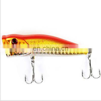 9.5cm 8g 8 Colors 3D Bionic Eyes Saltwater Fish Baits With Treble Hooks Floating Popper Bait Fishing photo-2