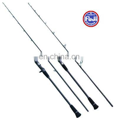 New Saltwater Slow Jigging Fishing Rod fuji guides 1.83M 1.95M  PE 2-4# Lure Weight 80-300g Spinning/casting Boat Ocean Rod