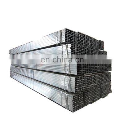 Galvanized steel/gi rectangular hollow section weight/MS carbon steel pipe price