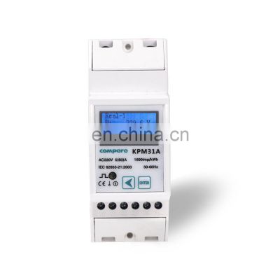 APP Remote Control Home Energy Monitor Revenue Meter Single Phase Din Rail Energy Meters Digital Wattmeters