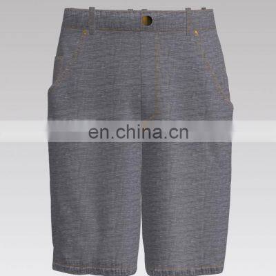 Best Sale Linen Yarn Dyed Chambray Fabric for Garment photo-5