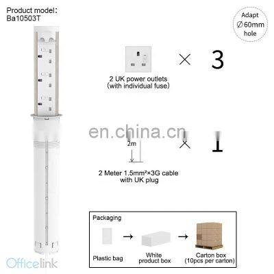 Motorized Socket With Fused UK Power Socket Outlets photo-3