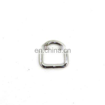 Factory Price Welded Metal Iron weld D Ring For Handbags