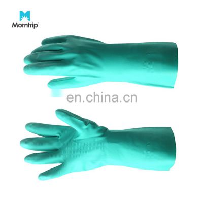 Morntrip Heat Resistant Mechanic Safety Reusable Puncture Resistant Heavy Duty Work Rubber Gloves