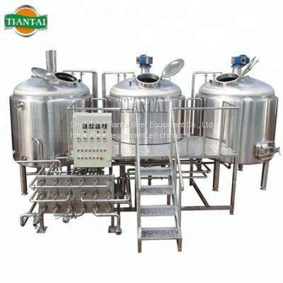 TIANTAI Commerical 800L 3 Vessel Direct Fire Heating Micro Brewery Equipment for Sale photo-2