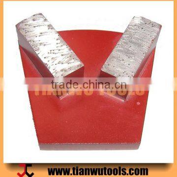 Two pins Diamond cement grinding plate for grinding concrete floor