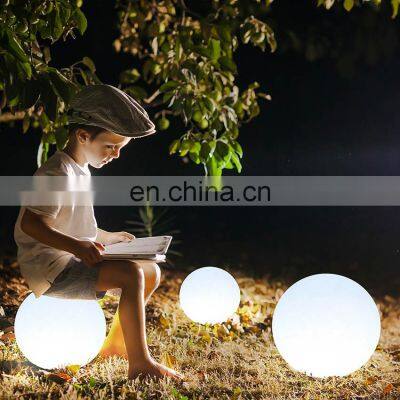 LOGO Customized Night Light Floating Ball Display Light Xmas Balls With Colors Change LED Ball Light Garden