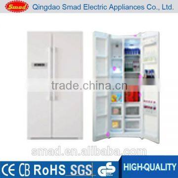 High quality side by side door refrigerator with Water dispenser and Ice Box, water bar on fridge door