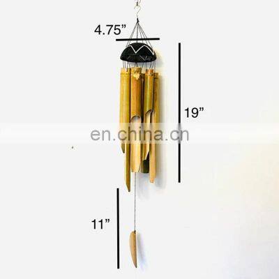 Hot Sale Bamboo Wind Chime, Garden Yard Patio Balcony Outdoor Indoor Wind Chimes Hanging Decoration Vietnam Supplier photo-2