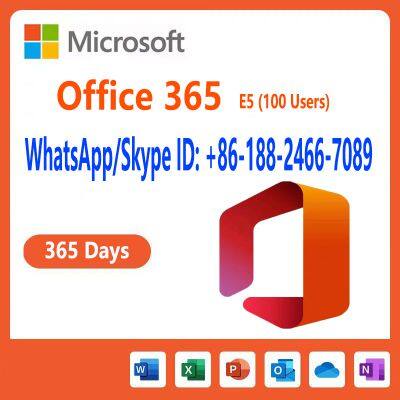 office 365 E3 Enterprise 1 Year 100users License Key