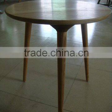 Hot Sale Ash Wood Chinese Style Three Legs Side Table photo-2