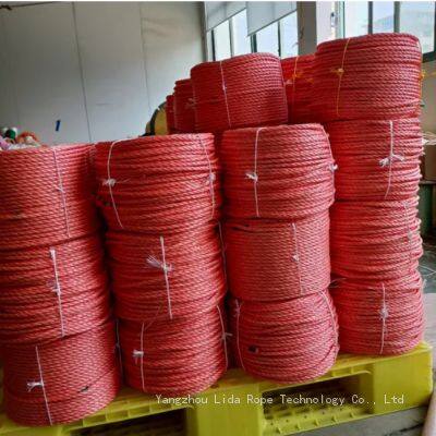3 Strand PE/Polyethylene Plastic Marine Rope Twisted Cordage photo-4