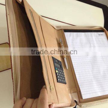 Customized Zipper Portfolio With Calculator Inside NS-JLJ0011 photo-2