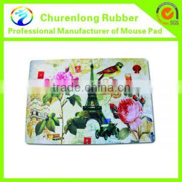 Customized blank sublimation rubber place mat logo printing