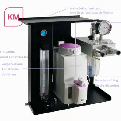 Good propular stable Animal Anaesthestic Device with Popular Carbon Dioxide Absorber and Anesthesia Vaporizer