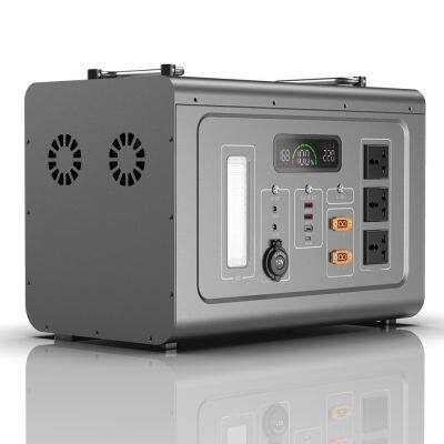 Support UPS Lithium Ion Lifepo4 Battery 1200W -3000W Portable Power Station for Outdoor photo-4