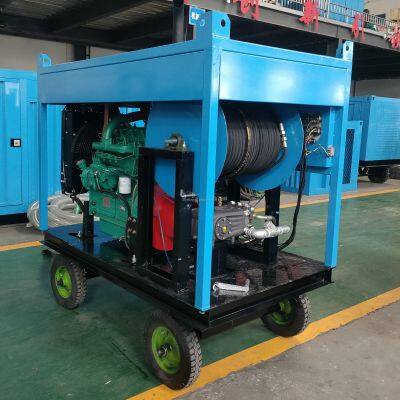 RELIABLE High Pressure 200bar 85lpm Cleaning Equipment New Diesel Engine Sewer Tube Cleaner Machine