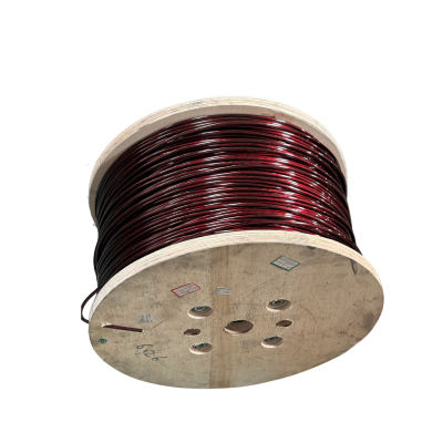 AWG Class 130-240 Degree 5.5mm Solid Enamelled Aluminum Wire Toroidol Transformer Winding Wires Ply-Wood Spool Electrical Wires photo-3