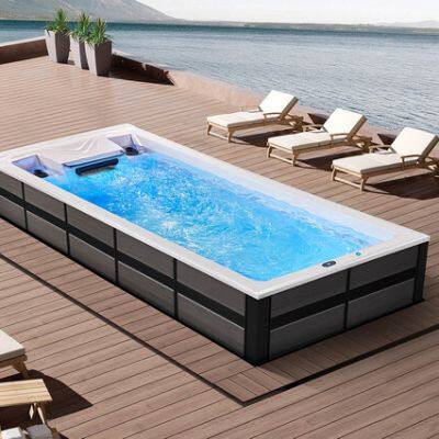 Constant Temperature Home Swimming Pool Wave Villa Infinity Indoor Swimming Machine Filter Massage Baby Children Inflatable Bathtub