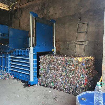 Waste Carton Compress Plastic Cardboard Waste Paper Cardboard Horizontal Baler Machine photo-4