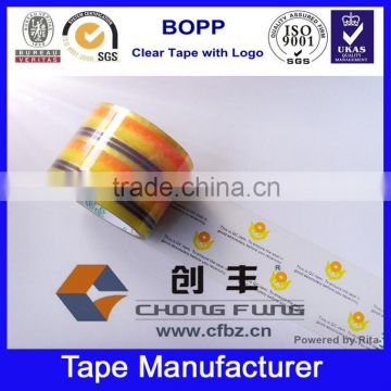 Clear with Logo printed packing tape