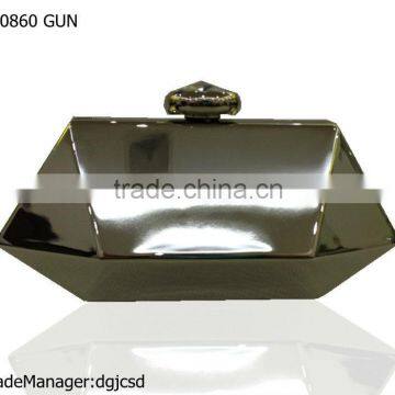 Factory sell metal clutch wallet,special metal evening bag